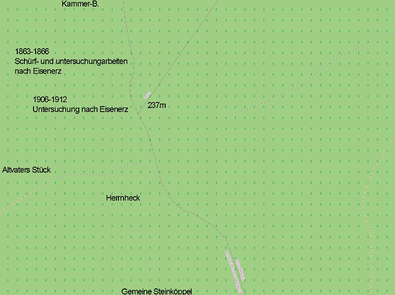 Karte von Selters mit Steinköppel und Kammerberg